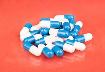 White blue capsule