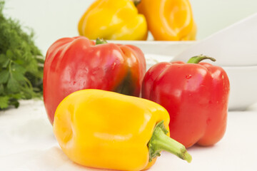 peppers, parsley and dill