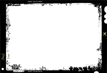 Obraz premium large format film sheet photo frame,with free copy space,vector