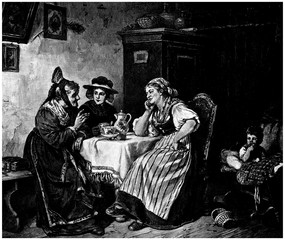 TeaTime - Trad. Peasant Women_19th century