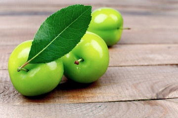 Fresh plums