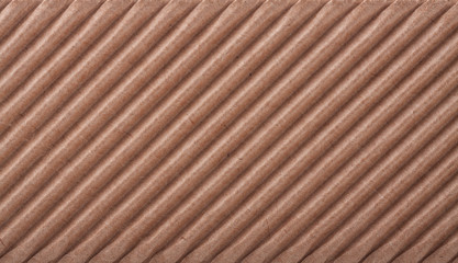 Closeup of cardboard texture