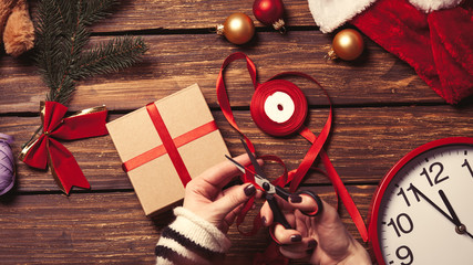 Christmas gift-ready for packaging