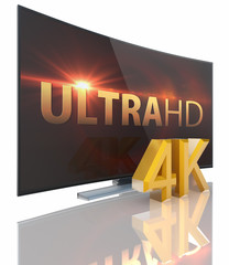 Ultra HD Smart Tv with Curved screen