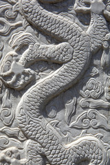 Chinese Dragon carving