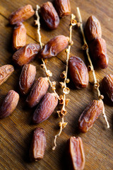 still life of dates, typical arabic food 