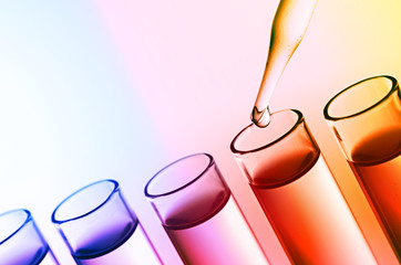 science laboratory test tubes