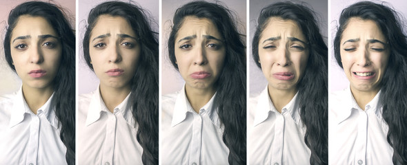 woman crying