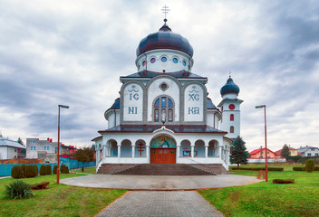 Fototapeta na wymiar Orthodox Church in Stropkov, Slovakia