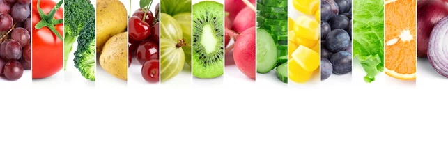 Cercles muraux Légumes frais Fruits et légumes frais