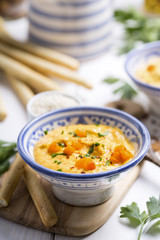 Yellow hummus