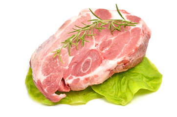 Rohes Schweinefleisch