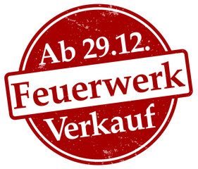 Ab 29.12. Feuerwerksverkauf