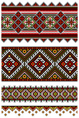 Ukrainian embroidery ornament