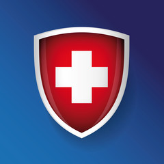 Obraz premium Coat of arms of Switzerland