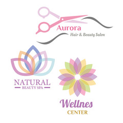 Logo beauty and spa part 3 with variation style 
