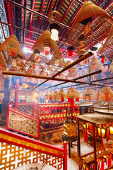 Naklejka premium Man Mo temple