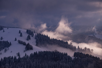 winter landscape in Black Forest, Germany
