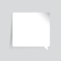 Empty paper label vector