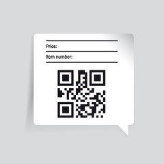 Barcode label and sale vector set