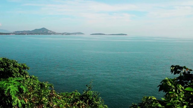Thailand, Samui. Lookout Point, view of beach area