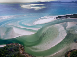 Whitehaven Beach Whitsundays, Queensland - Australia - Aerial Vi