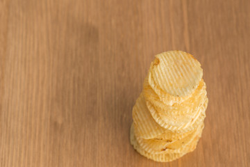crispy potato chips