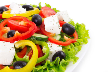 Fresh vegetable salad