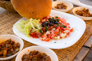 Refreshing Moroccan salad