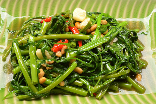 Stir Fried Water Spinach