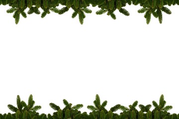 Weihnachtlicher Hintergrund - Tannenzweige