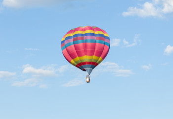 Colorful hot air balloon