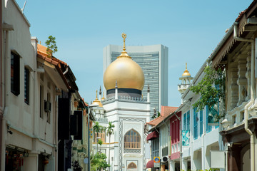 Sultan Mosque centre of islamic culture and traditions in Singap