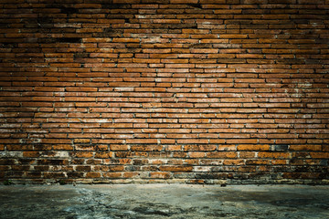 Old brick walls for background