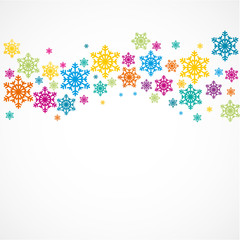 flocon de neige, affiche noël