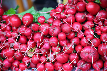 red beetroot on farmer table