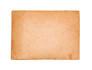 Back of an old photo