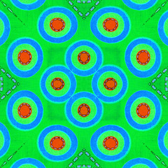 Fototapeta premium Background of Thai style fabric pattern