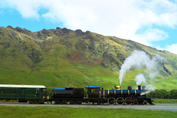 Obraz na płótnie Canvas Steam train