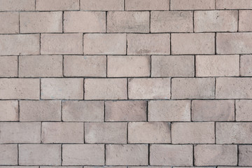 Background of big brick wall color