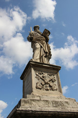 Fototapeta na wymiar Rome,Italy,Ponte Sant'Angelo,monument,Saint Paul.