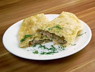 Cheburek  with meat