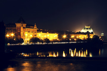Fototapeta premium Prague embankment