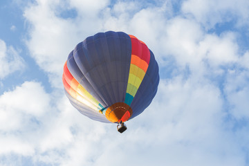 Colorful hot air balloon