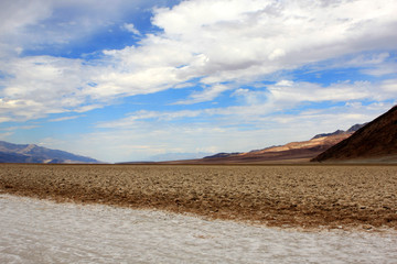 Badwater Basin in Death Valley National Park,  California, USA