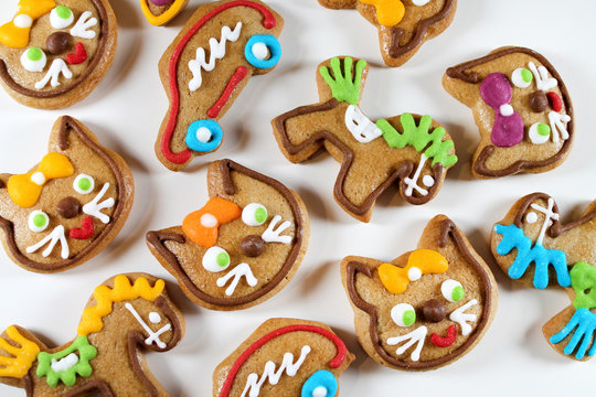 Traditional gingerbread cookies 