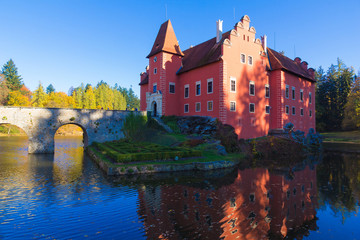 Fototapeta premium Cervena Lhota castle, Czech Republic