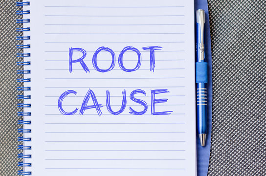 Root cause write on notebook