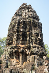 Fototapeta premium Buddha faces of Bayon temple