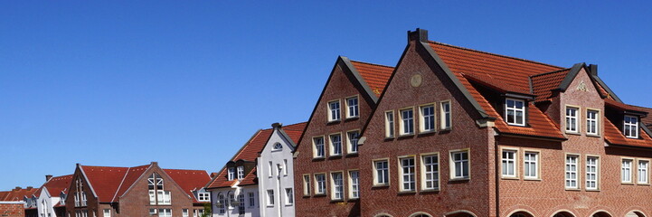 Fototapeta na wymiar MEPPEN ( Emsland ) - Stadtpanorama